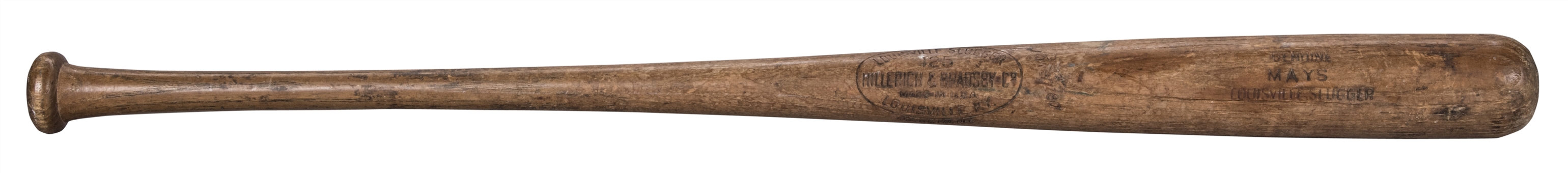 1964 Willie Mays Game Used Hillerich & Bradsby S2 Model Bat (PSA/DNA)